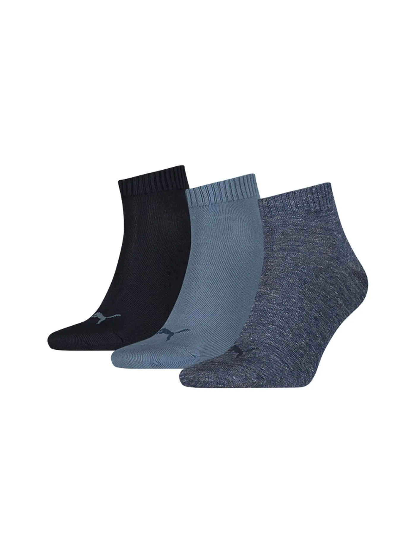 PUMA | Socken 3er Pkg green combo | blau
